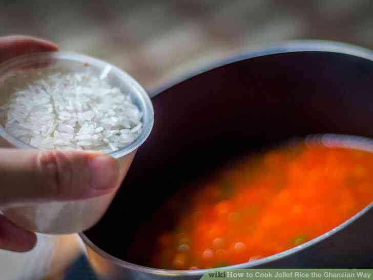 Image intitulée Cuire le Riz Jollof le Ghanéen Chemin à l